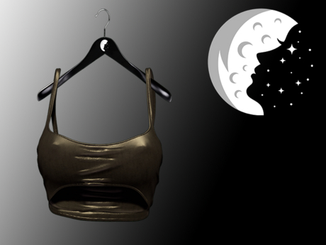 Second Life Marketplace - Moonie - Emily Top - Black
